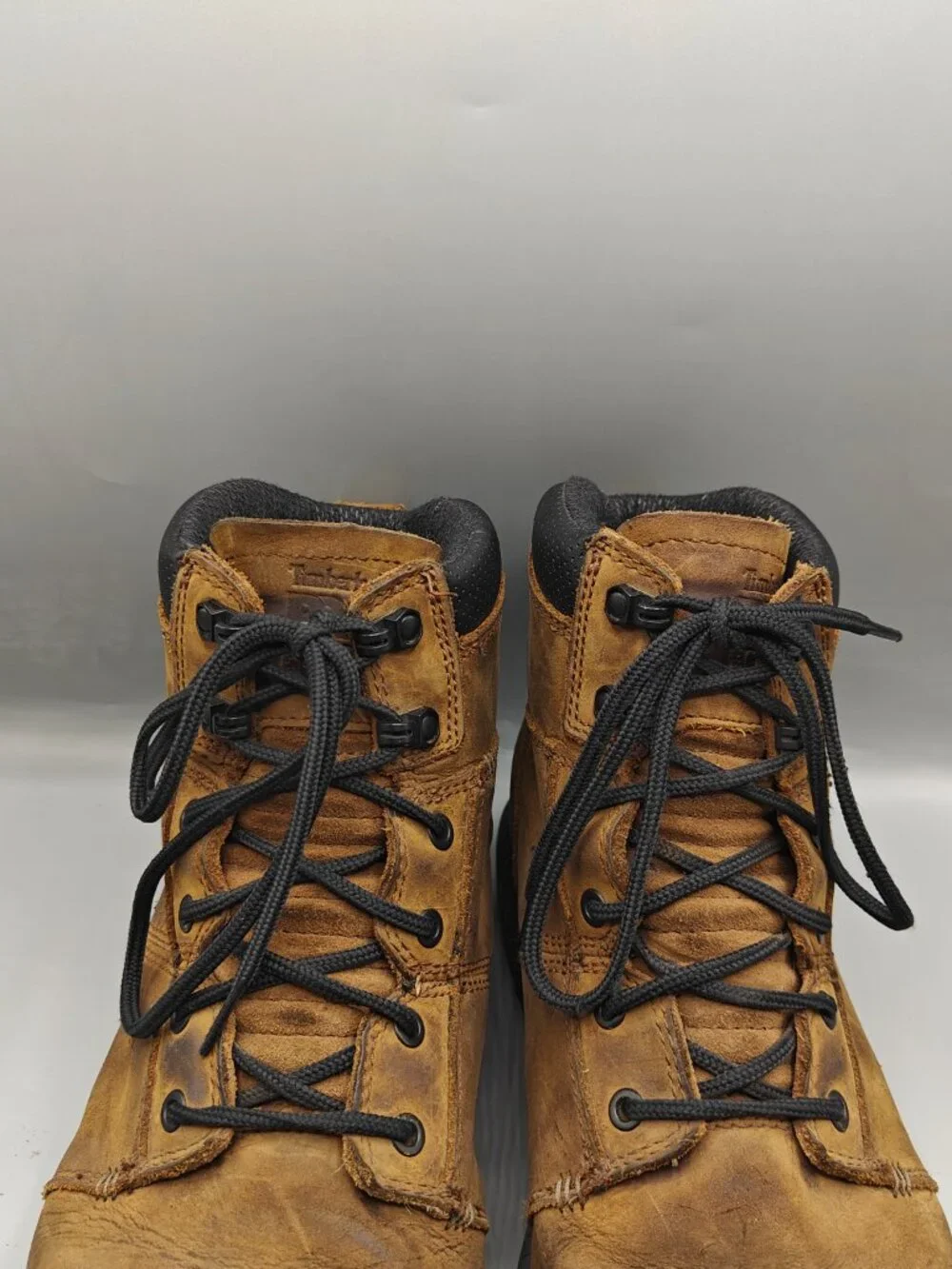 Timberland PRO Montauk 6 Inch Steel Toe Brown Leather Work Boots Men's Size 12M